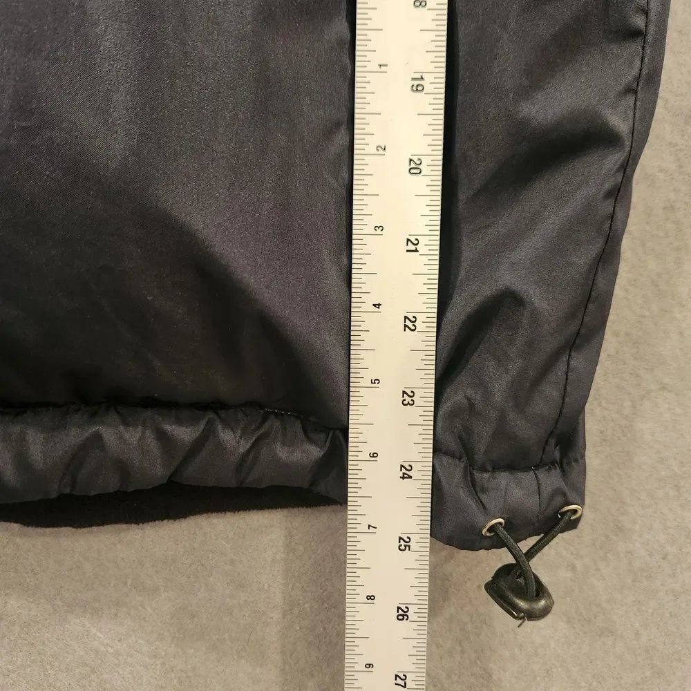 Jack Wolfskin Jacket Coat Mens S Reversible Black Fleece with‎ Pockets
